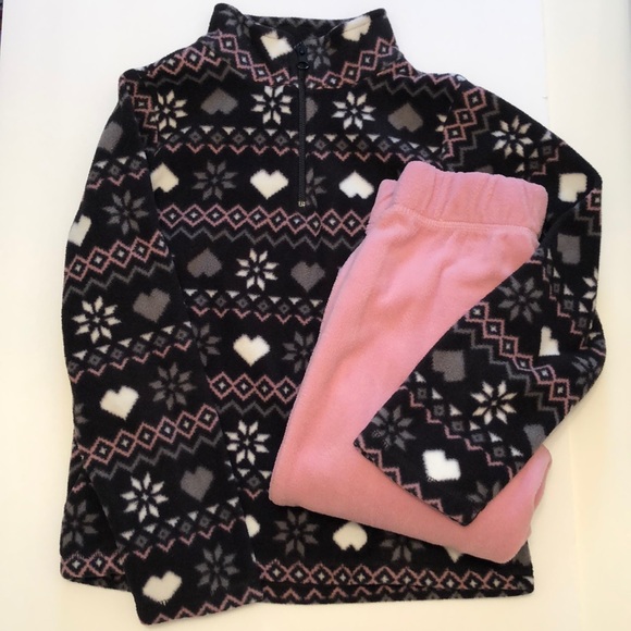 Place Girls Fleece Pullover and Pants Set
